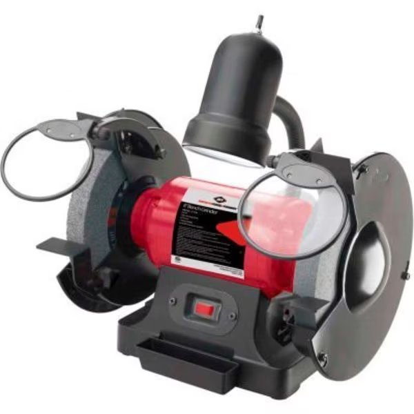 American Forge & Foundry 8in Bench Grinder, 3/4 HP, Sellstrom Manufacturing, Mfr#: 31520